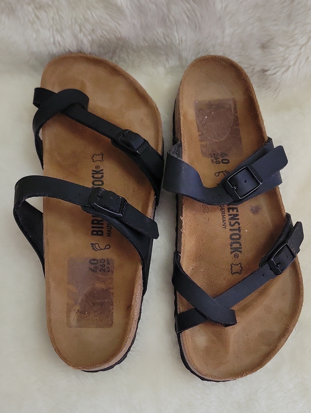 Birkenstock Women's Mayari Birko-Flor Sandal Standard Fit-Toe Loop Slip On Sanda